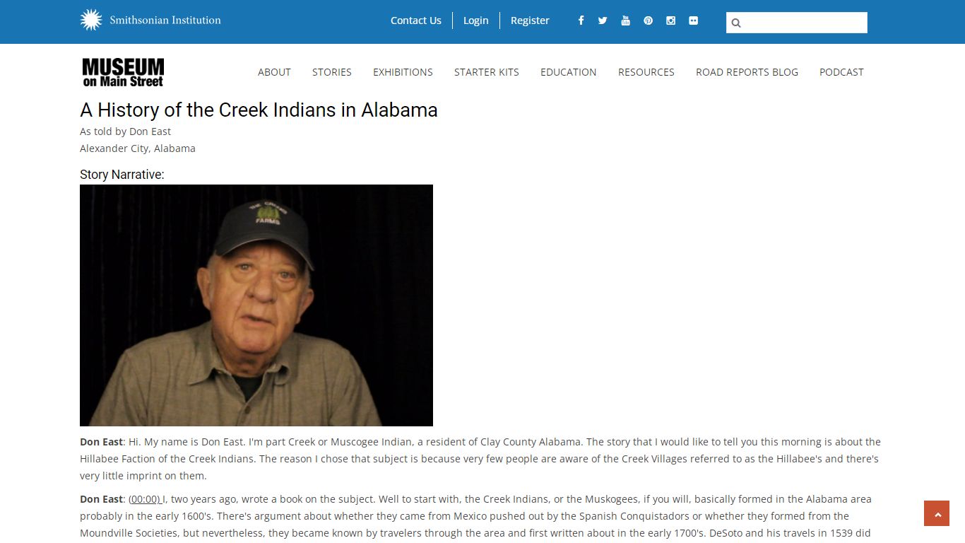 A History of the Creek Indians in Alabama - Museum on Main Street